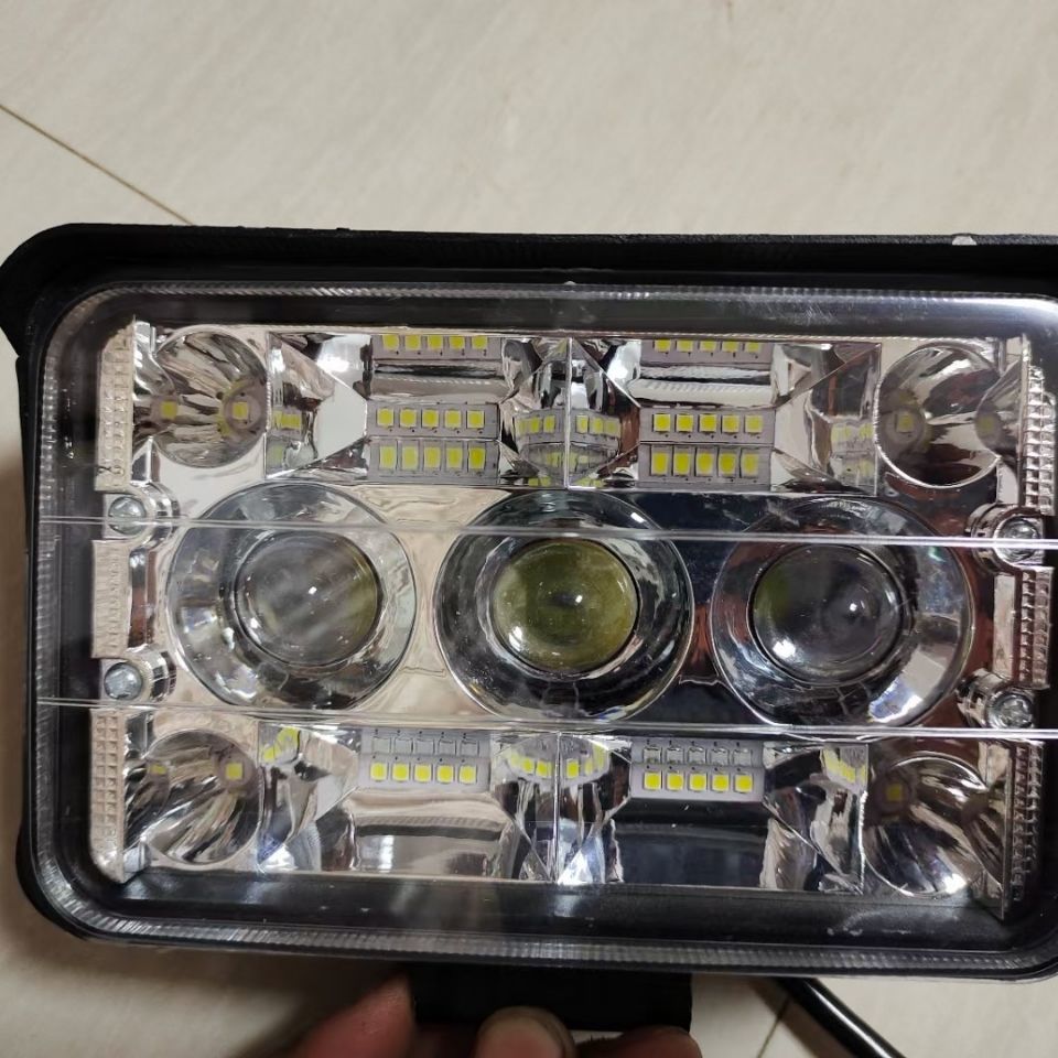 车用led射灯透镜中网激光