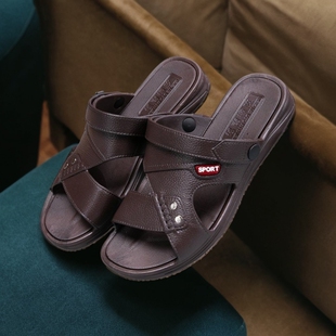 厚底耐磨防水防滑男士 男款 凉拖 凉鞋 越南天然橡胶凉鞋