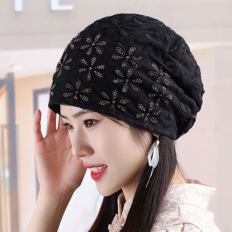 春夏甜美时尚遮白发出游帽女款