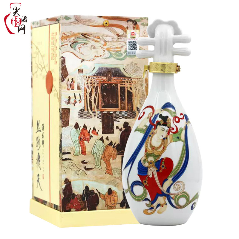 汉武御甘肃酒泉特产酒 汉武御丝路飞天42度52度500ml浓香型白酒