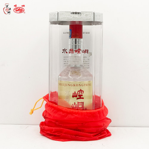 水晶白酒崆峒500ml纯粮42度浓香