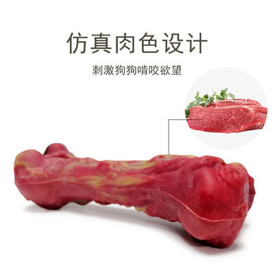 狗狗玩具狗咀嚼耐咬磨牙棒狗牙刷发声仿真骨头宠物玩具亚马逊新品