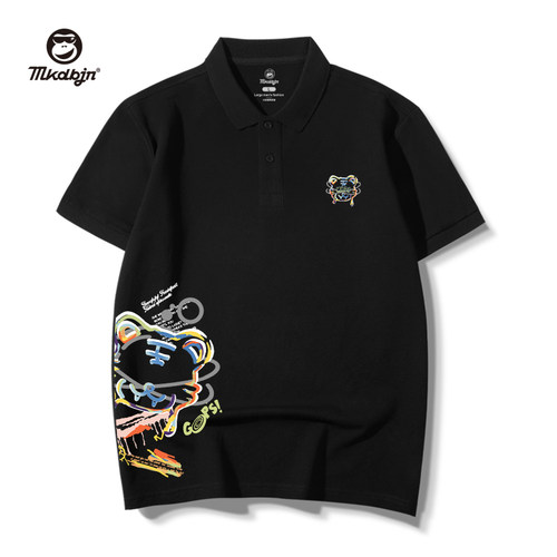 短袖t恤男polo衫夏季大码男装