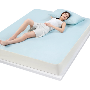 舒飘儿防水隔尿纯棉床笠床垫保护罩加绒秋冬款防螨床单垫罩防尘套