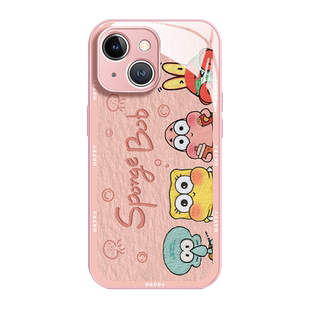 海绵宝宝适用opporeno11手机壳1加ACE3新款a97钢化波浪a93/a58卡通k10/k9情侣a2防摔a1活力版findx6全包a3pro