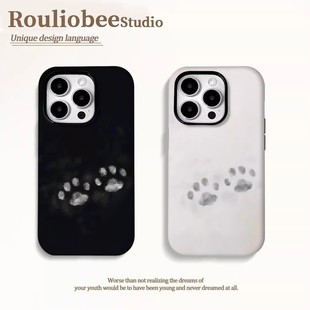 y76s潮牌s19 x90s二合一y200i情侣y77 s18硬s17pro s20菲林x100 ins简约脚印适用vivox200手机壳iQOOneo10新款