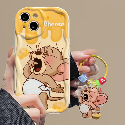 奶酪鼠适用opporeno10手机壳k11/k10活力版k9s硅胶reno8/7/6/5/4卡通gtneo5se情侣a58/a57/a56s全包a2pro超火