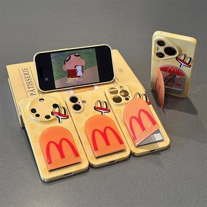 趣味M字翻盖镜子适用苹果16手机壳iPhone15/14/13新款vivos30华为p80菲林x200创意OPPO情侣女A5X小米civi5pro