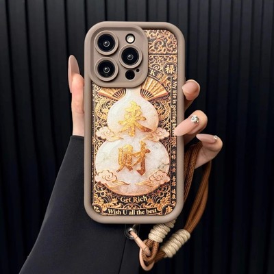 国风招财金葫芦适用苹果17手机壳