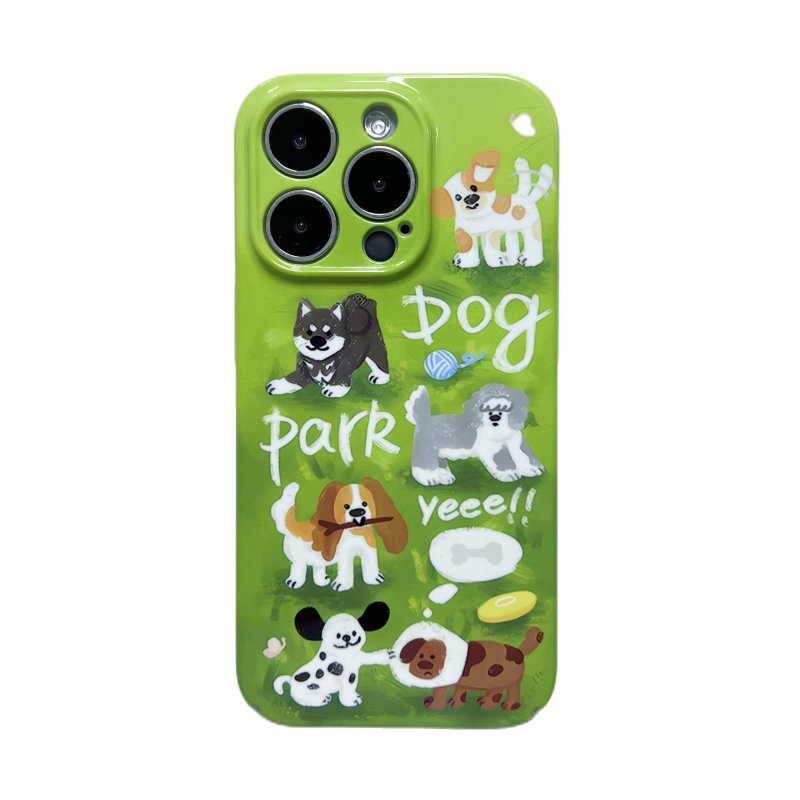 夏日露营狗狗适用红米note12turbo手机壳小米13新款菲林civi2卡通k60/k50/k40/k30女11/10青春版note9pro硬壳