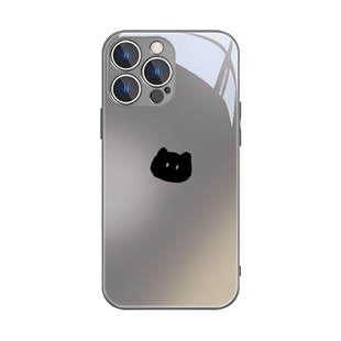 情侣线条猫咪适用vivoy200i手机壳x200新款x90/x80/x70钢化玻璃s30/s19/s18网红y78/y300t卡通iQOOneo10pro潮