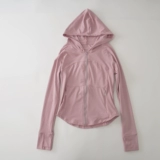 Спортивная толстовка с капюшоном для отдыха для спортзала, эластичный осенний лонгслив с молнией, в обтяжку, для бега