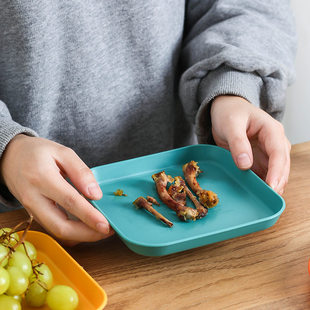 吐骨碟家用骨头碟餐桌垃圾盘圆形渣盘调味碟小零食坚果瓜子收纳盘