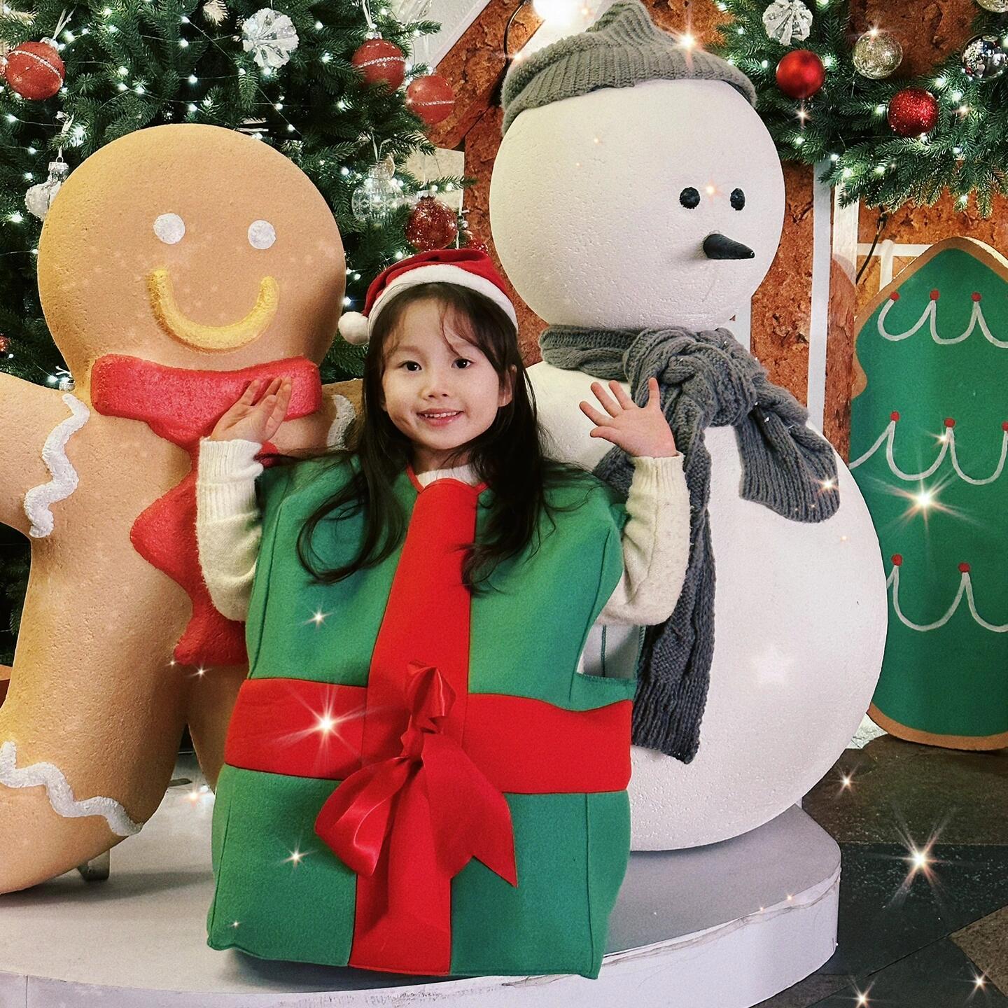 圣诞节服装儿童演出服圣诞礼盒