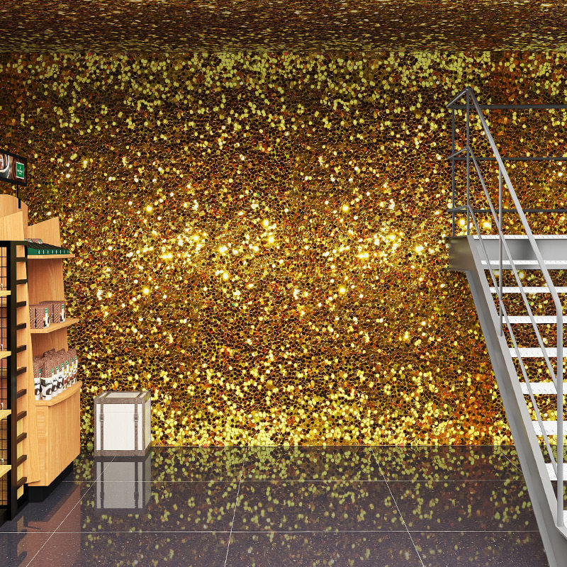 3D金色亮片闪光墙纸发光歌厅KTV酒吧包厢墙布网红直播背景壁纸,家装主材,定制壁画,淘宝优惠券,粉丝福利购,淘宝优惠卷