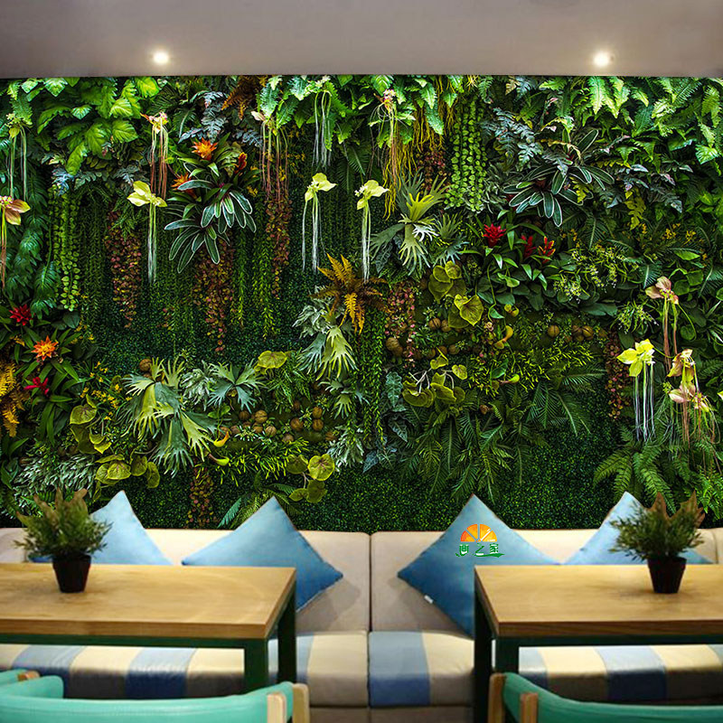 东南亚热带雨林植物墙布酒店咖啡厅餐厅包厢壁画真森林装饰壁布,家装主材,定制壁画,淘宝优惠券,粉丝福利购,淘宝优惠卷