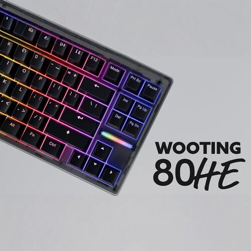 WOOTING80HE锌合金白磁轴键盘