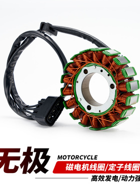 适用于无极650DS摩托车RR660S DS800X 900X磁电机定子线圈