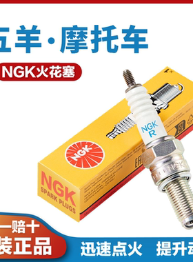 适用于五羊DILA摩托车URV欧歌欧舞UVR星锐WY150T-2D原厂NGK火花塞
