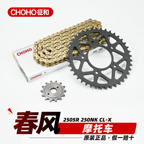 适用春风250SR链条三件套250NK CL-X单摇臂原装牙盘征和油封链条