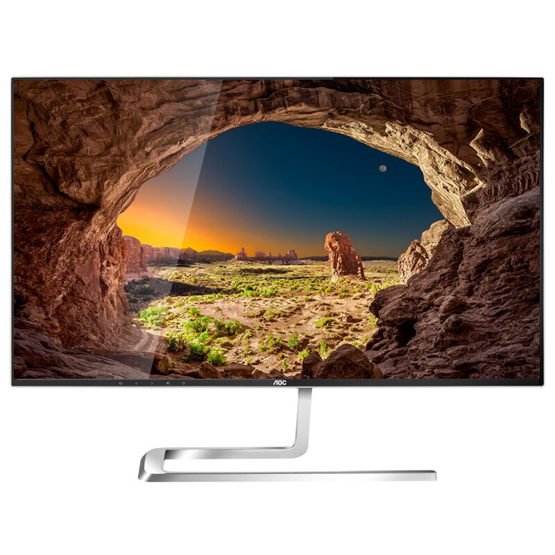 AOC 27英寸2K电竞窄边框IPS屏不闪护眼办公高清液晶显示器Q2781PQ