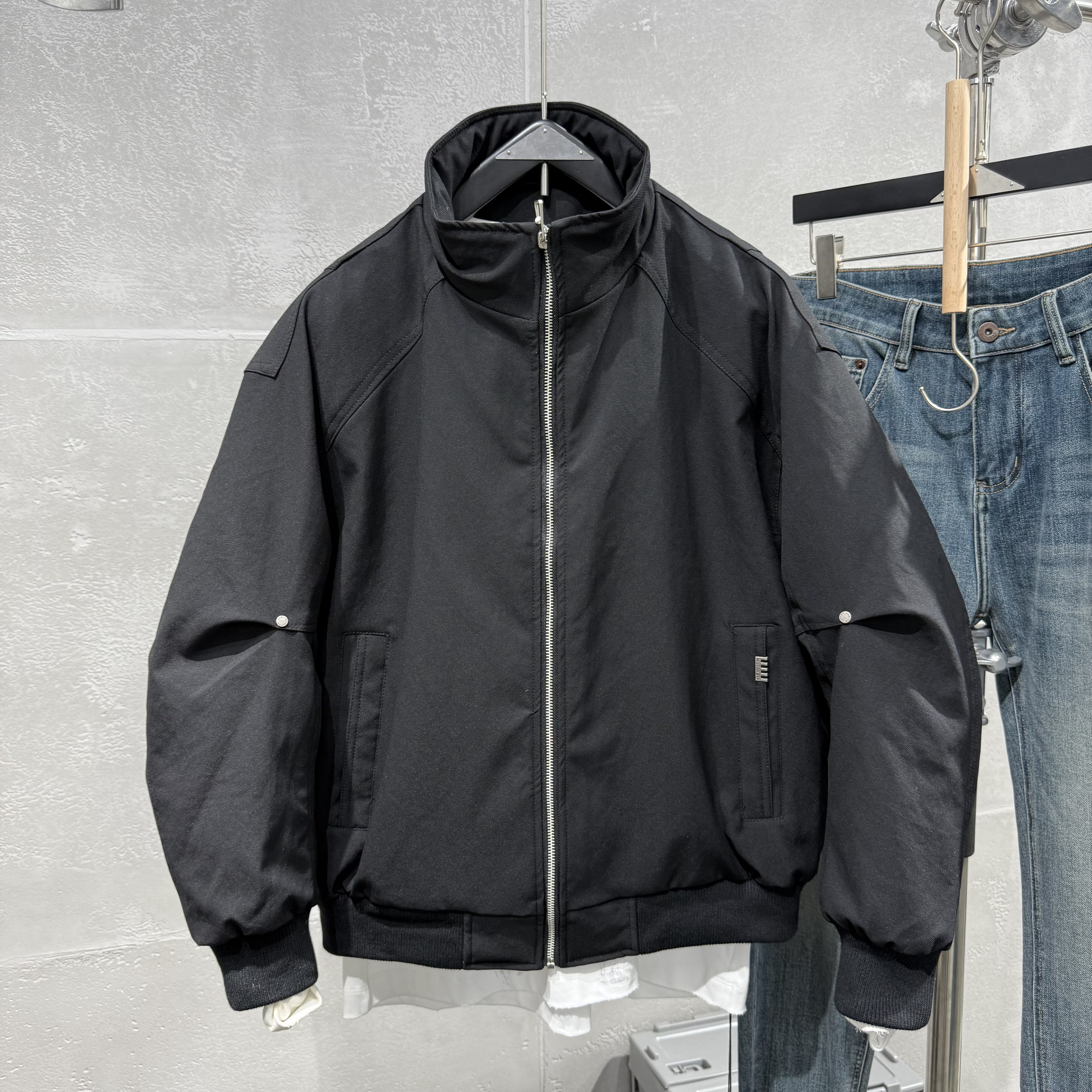 男士冬季立领韩版新款羽绒服加厚日系复古高级感痞帅实体同款夹克