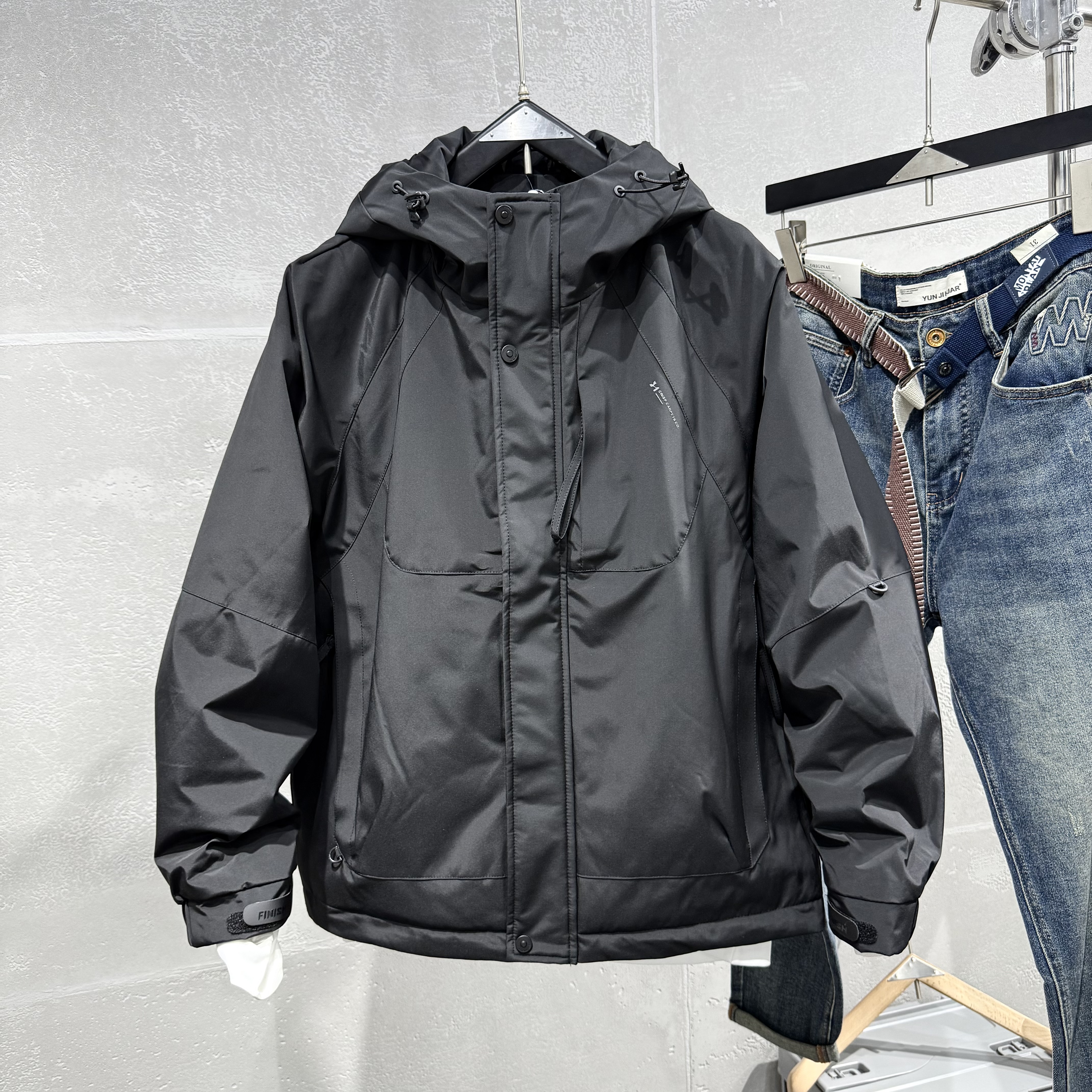 2025秋冬新款男加棉连帽外套