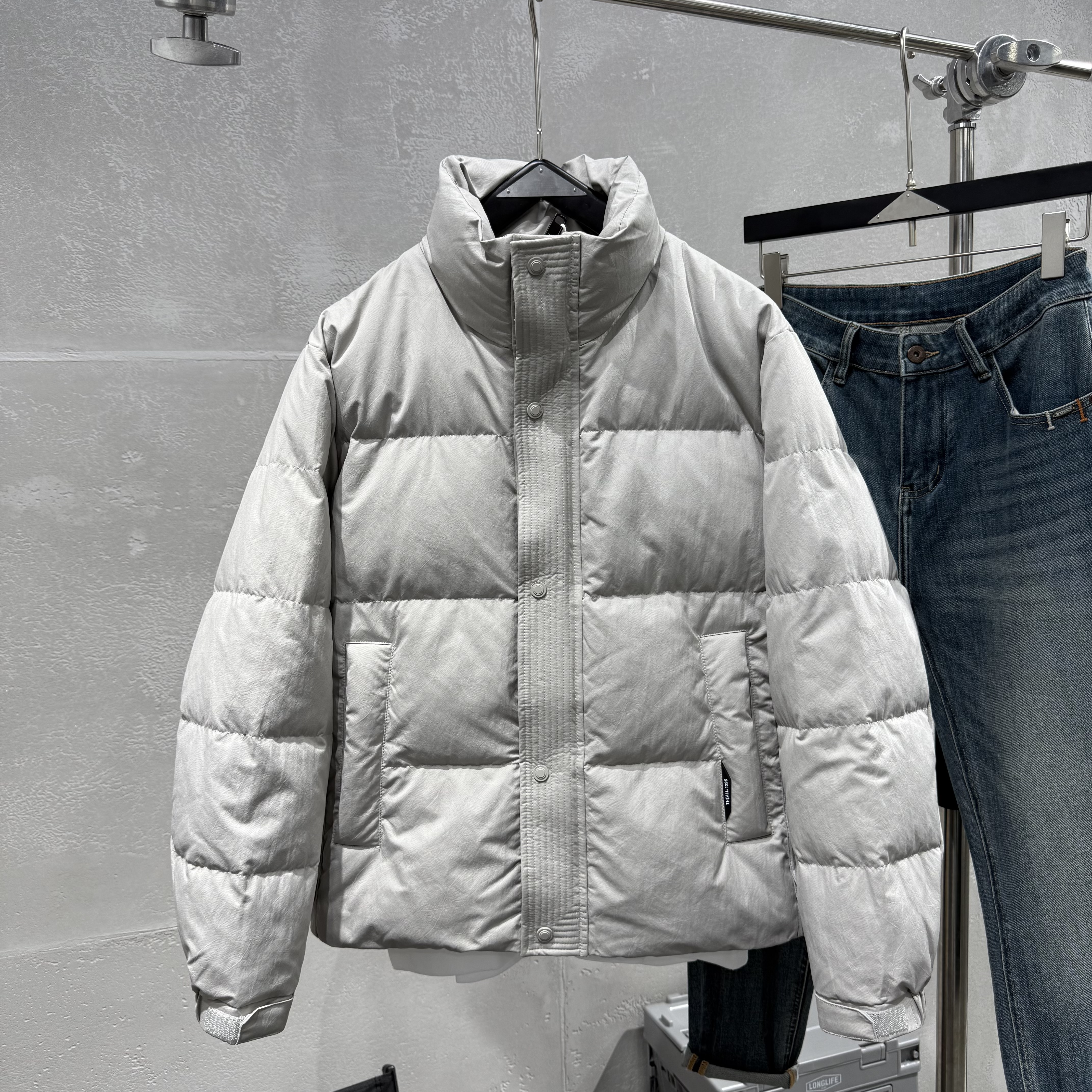 冬季新款男士立领羽绒服外套