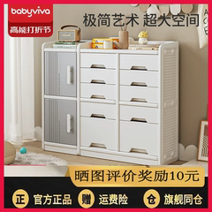 babyviva儿童玩具收纳架落地家用婴儿用品喂养台收纳柜宝宝置物架