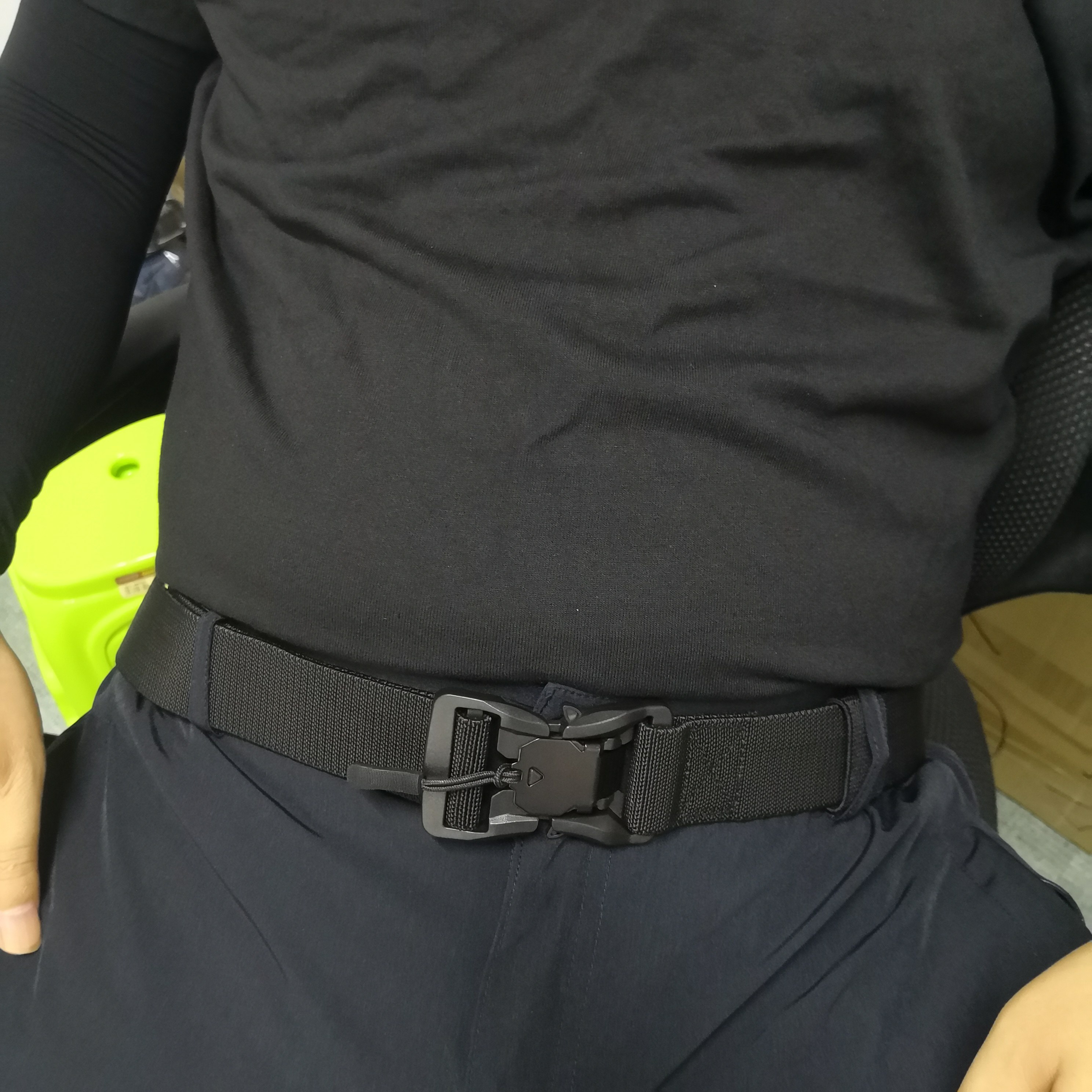 多功能自动快脱磁力扣休闲户外战术腰带男士工装加长弹力帆布皮带