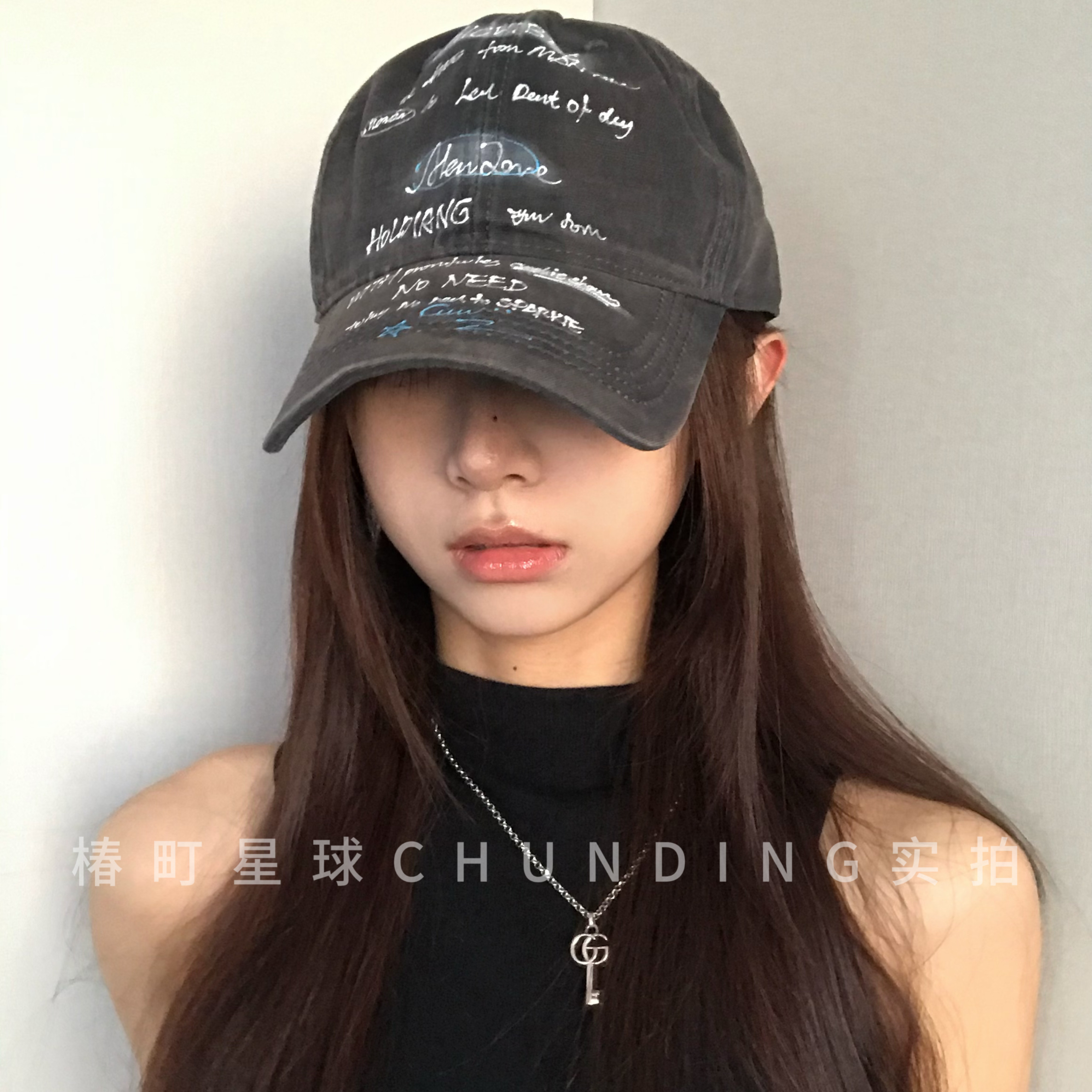 炒鸡帅的帽子！原创重工手绘款图片