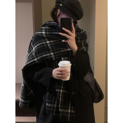 ju高级！好好看的格子围巾