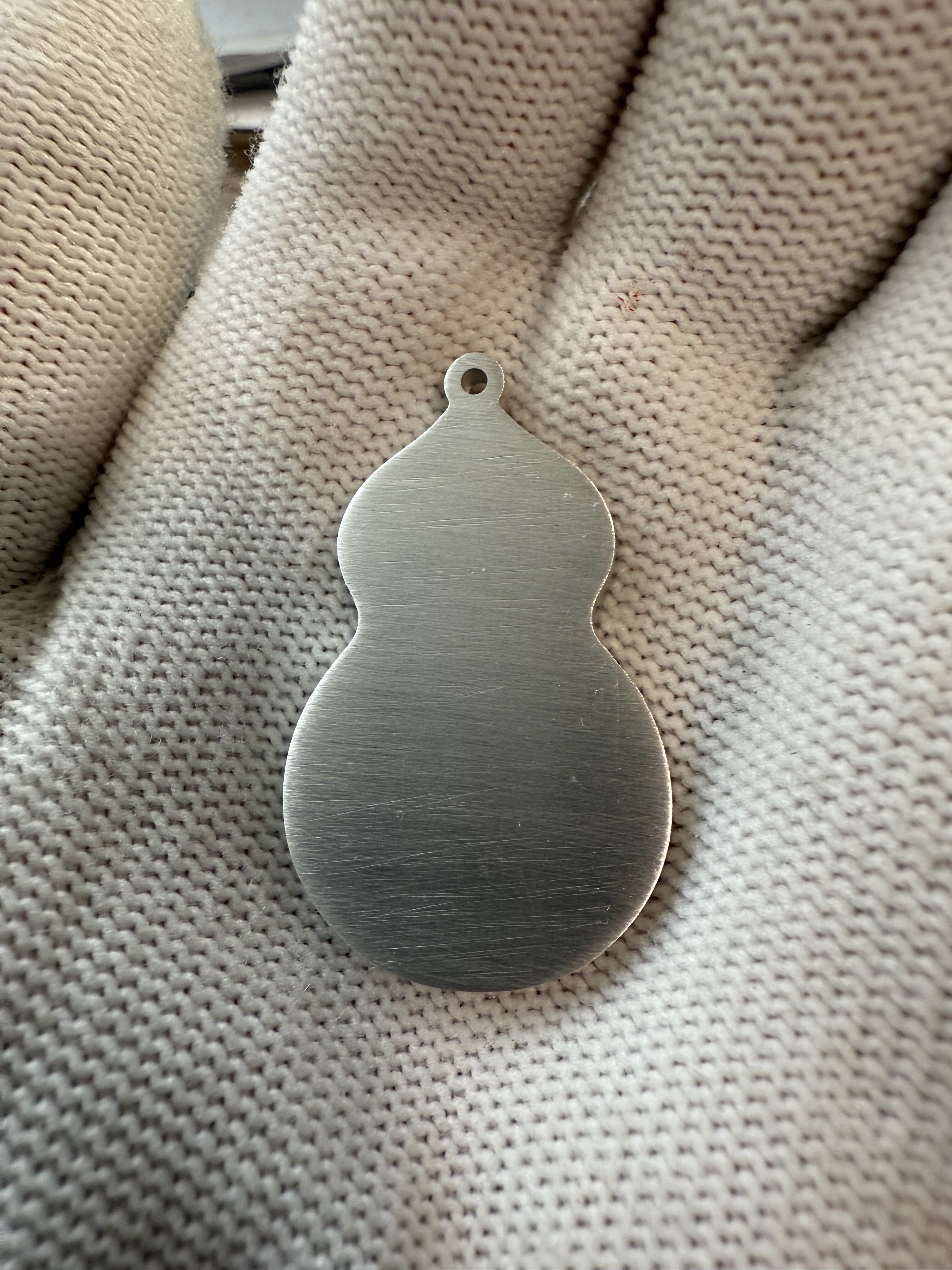 戴礼记999足银葫芦福禄紫薇讳金光讳镇天宝符吊坠可定做