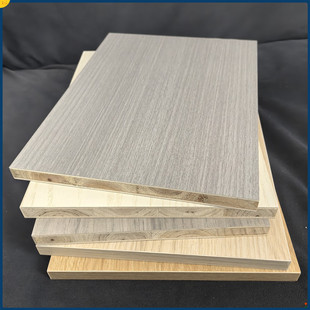 实木生态板免漆板整张切割家具定制加工衣柜隔板马六甲木工多层板