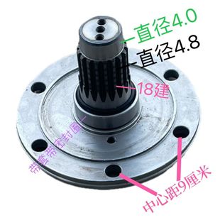 东方红拖拉机配件404前驱动轴2眼 E304.迪尔宁波奔野 6眼18键