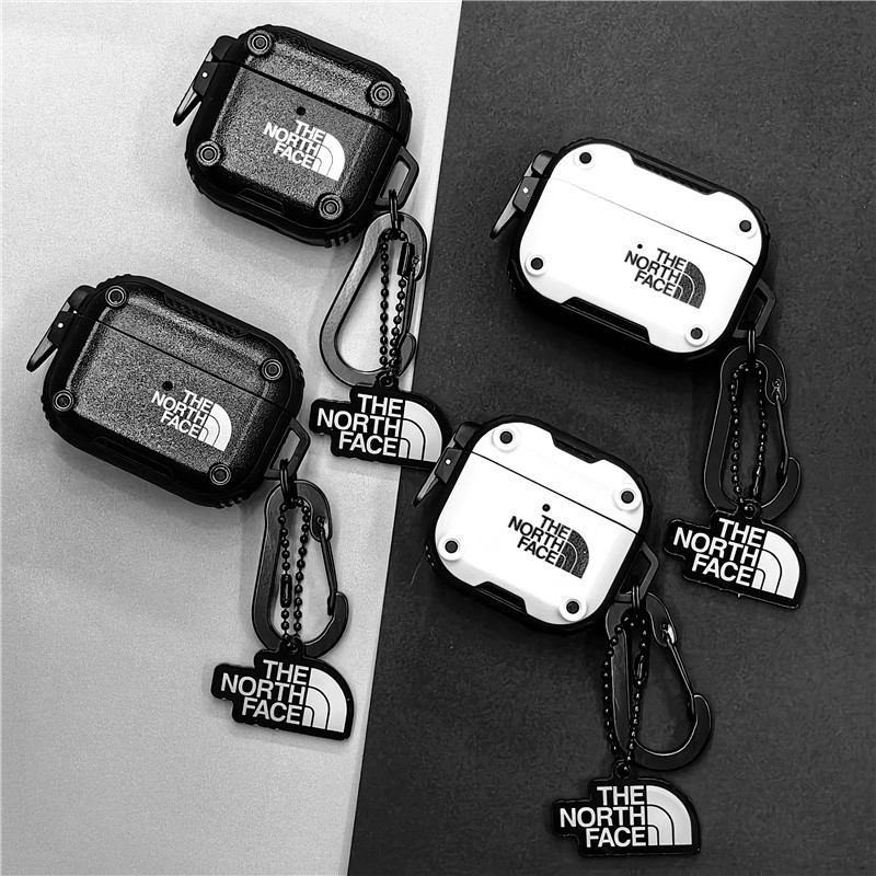 潮牌北面锁扣适用AirPods pro2苹果无线蓝牙耳机保护套3/4/5代男女