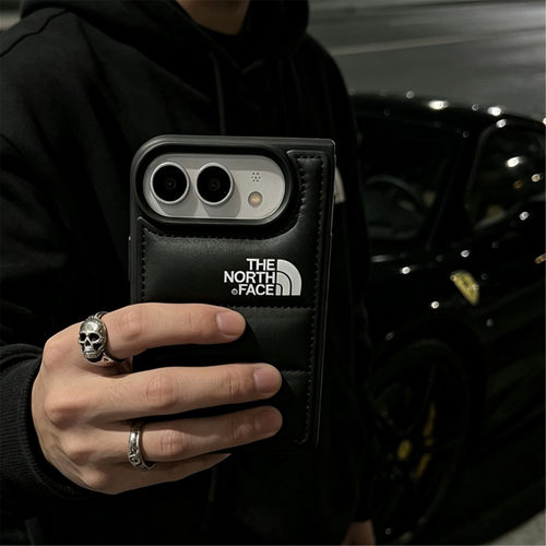 潮牌背面18DUO适用苹果17ProMax手机壳iPhone16/15/14/13/12充棉羽绒服ZFlip3/4/5/6/Zfold7三星S22/23/24/25