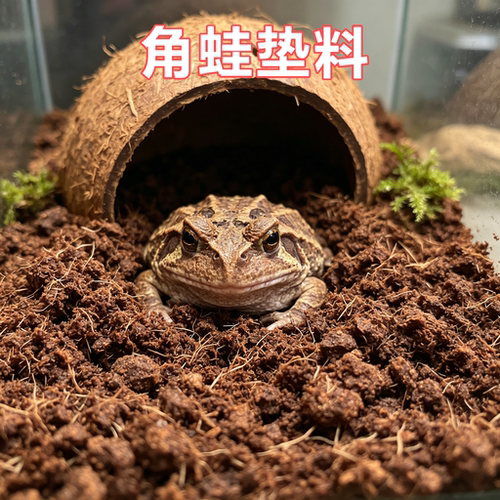 角蛙专用垫料垫材椰砖椰土爬宠虫冬眠用品蜥蜴蛇保温营养土苔藓