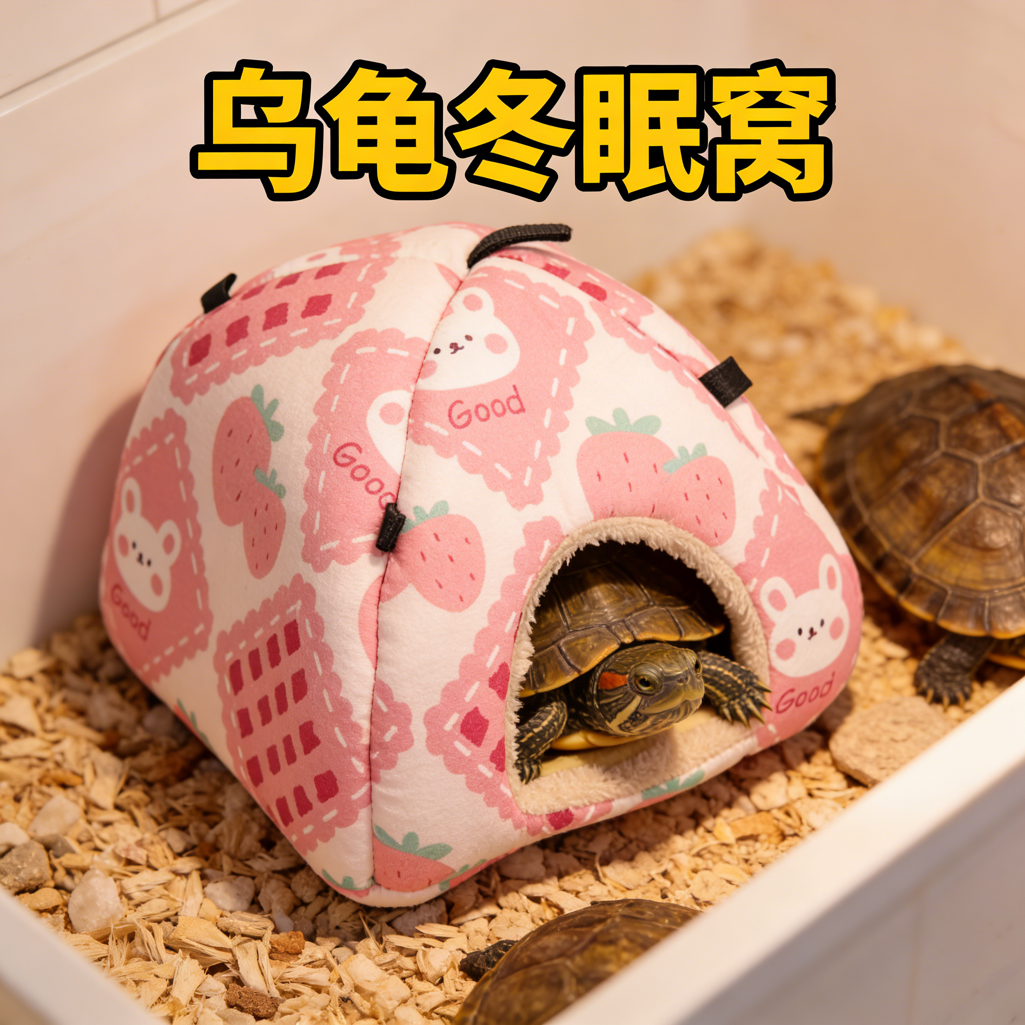 乌龟睡觉窝冬眠躲避小屋巴西龟草龟小宠通用冬季保暖立体帐篷可洗,宠物/宠物食品及用品,爬宠躲避/造景,淘宝优惠券,粉丝福利购,淘宝优惠卷