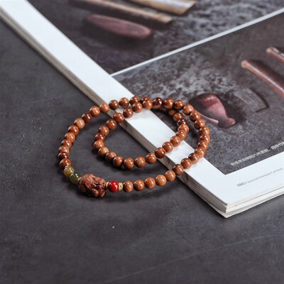 D140貔貅款 天然库克散珠子手炼男女士手串手工配件原创设计菩提