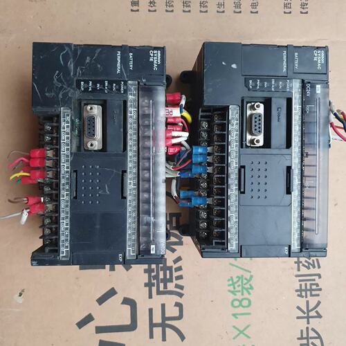 议价PLC CP1E-E40DR-d的，成色如图，两个可维修