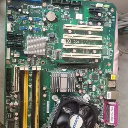 议价主板AIMB-766，REV.A2，送cpu、风扇，图片可维修