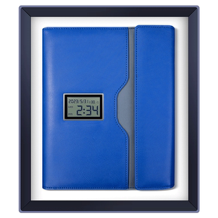 无线充电笔记本带时间多功能充电宝移动电源记事本工作笔记本商务办公会议本子公司实用礼品礼盒套装定制LOGO