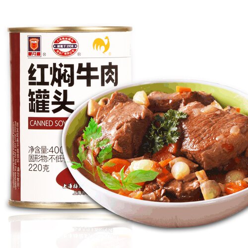 正宗红焖牛肉罐头梅林