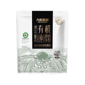 九阳豆浆有机黑豆大豆纯豆浆粉学生早餐速溶冲饮品200g袋装含10条
