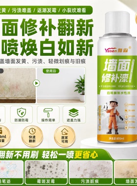 【德国配方】纯白色墙面修复喷雾/1秒遮盖/环保无异味/即喷即住C