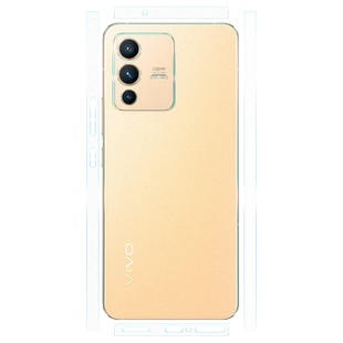 适用vivo s12背膜s10磨砂后膜S12pro全包10pro彩膜贴纸5G包边水凝膜12手机后盖保护膜镜头贴
