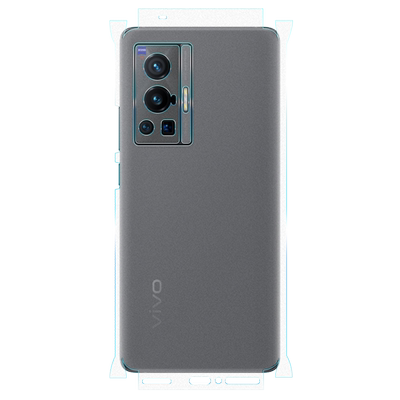 适用vivo x70pro背膜x60pro+磨砂后膜X70彩膜X60贴纸x70pro+边框膜X60p全包边水凝膜手机后盖保护膜镜头贴