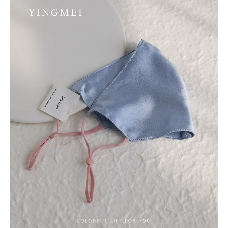 盈妹100%桑蚕丝防晒口罩女高颜值