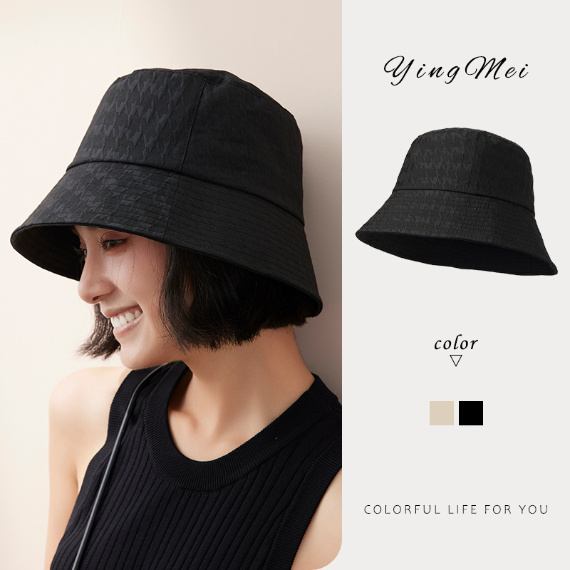 盈妹渔夫帽立体浮雕通勤百搭
